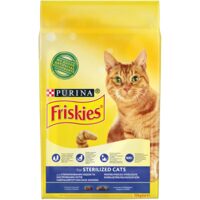 PISICI STERILE CU SOMON SI LEGUME FRISKIES 10KG