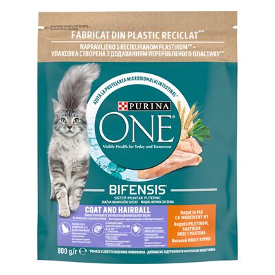 MANCARE USCATA COAT HAIRBALL CU PUI PURINA ONE 800G