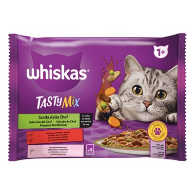 WHISKAS CHEF'S CHOISE ASORTAT 4 X 85G