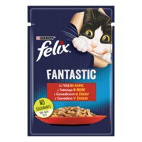 HRANA PENTRU PISICI CU VITA IN ASPIC FELIX FANTASTIC 85G