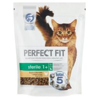 HRANA USCATA PENTRU PISICI ADULTE STERILE CU PUI PERFECT FIT 750G