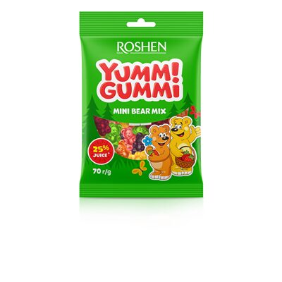JELEURI MINI URSULETI ROSHEN YUMMI GUMMI 70G