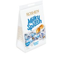 CARAMELE CU UMPLUTURA DE LAPTE ROSHEN MILKY SPLASH 150G