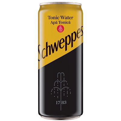 APA TONICA BAUTURA RACORITOARE CARBOGAZOASA SCHWEPPES SGR 0.33L x 4