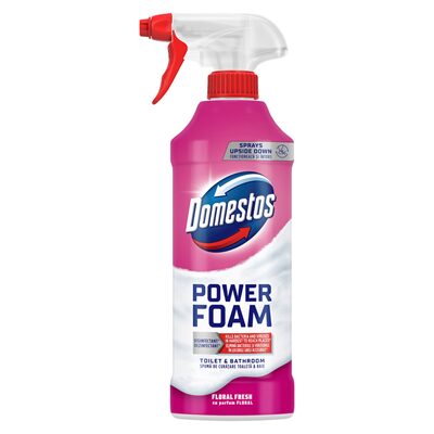 DOMESTOS DEZINFECTANT SPUMA FLORAL 435ML