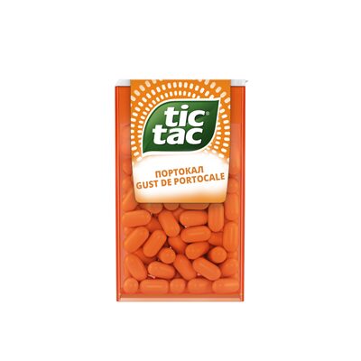 TIC TAC DRAJEURI PORTOCALE 54G