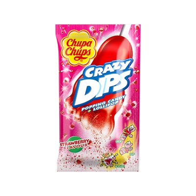 CHUPA CHUPS CRAZY DIPS ACADELE CAPSUNI 24 x 14G