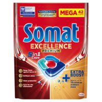 SOMAT EXCELLENCE DETERGENT MASINA DE SPALAT VASE 42 TABLETE