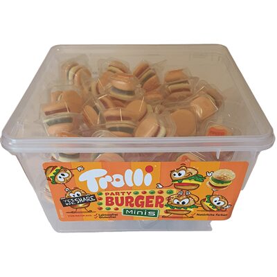 JELEU IN FORMA DE MINI BURGER TROLLI 60 x 10G