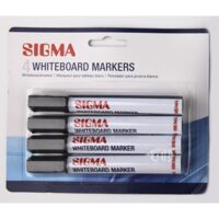MARKER WHITEBOARD NEGRU SIGMA x 4