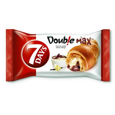 7 DAYS Croissant Double Cacao & Vanilie 80G