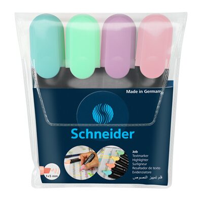 TEXTMARKER JOB PASTEL SCHNEIDER x 4