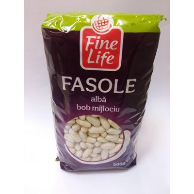 FASOLE CU BOB MIJLOCIU FINE LIFE 500G