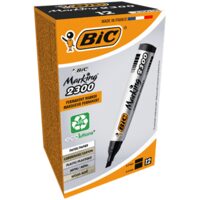 BIC MARKER 2300 NEGRU CU VARF TESIT x 12