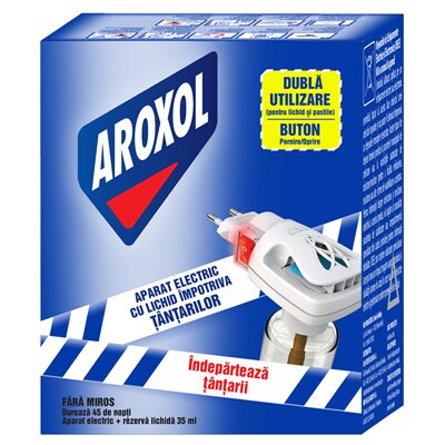 APARAT ELECTRIC IMPOTRIVA TANTARILOR SI REZERVA AROXOL 35ML