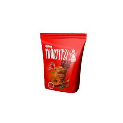TOORTITZI SNACK CU ROSII BUSUIOC SI OREGANO 80G