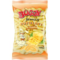 PUFULETI BUGGY CU AROMA DE CASCAVAL 150G