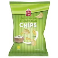CHIPS FINE LIFE CU AROMA DE SMANTANA SI CEAPA 100G