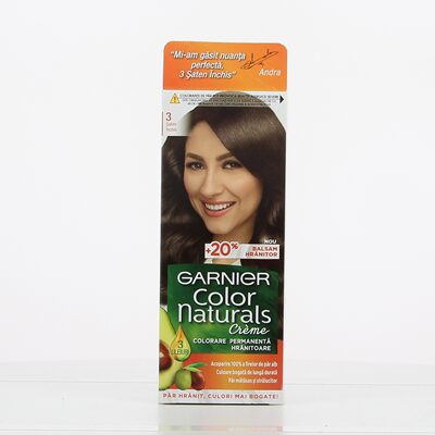 VOPSEA DE PAR GARNIER COLOR NATURALS NUANTA 3 - SATEN INCHIS 100ML