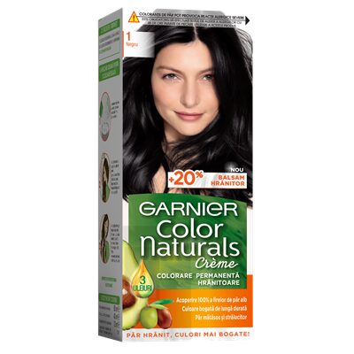 VOPSEA DE PAR GARNIER COLOR NATURALS NUANTA 1 - NEGRU 100ML