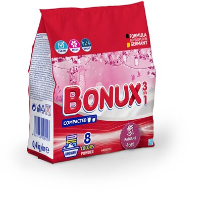 DETERGENT RUFE MANUAL BONUX RADIANT ROSE 0.4KG