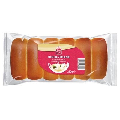 MINI BATOANE VANILIE FINE LIFE 250G