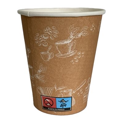 PAHAR CARTON CAFEA 200 ML METRO PROFESSIONAL x 50