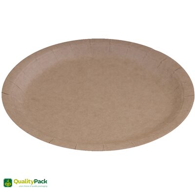 FARFURII CARTON ROTUNDE KRAFT 26CM QUALITY PACK x 20