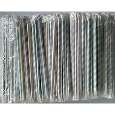 SET 500 PAIE COLORATE AMBALATE INDIVIDUAL 200 X 6 MM QUALITY PACK