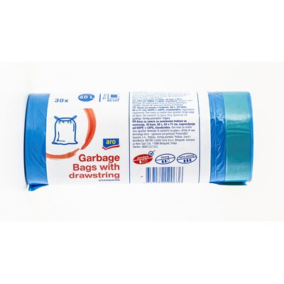 SACI MENAJ CU SNUR ARO 60L