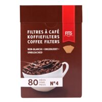 FILTRE CAFEA NUMARUL 4 FITS 80 BUCATI