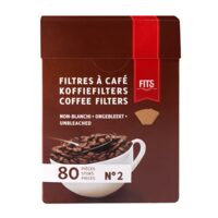 FITS FILTRE CAFEA NUMARUL 2 80 BUCATI
