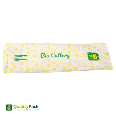 TACAMURI BIODEGRADABILE QUALITY PACK FURCULITA CUTIT SI SERVETEL x 50