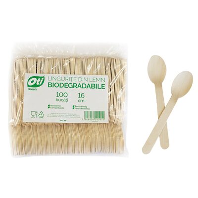 100 LINGURITE LEMN OTI 16CM