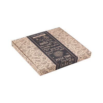 CUTII PIZZA NATUR ARO 32 X 32 X 3.5 CM x 100 BUC