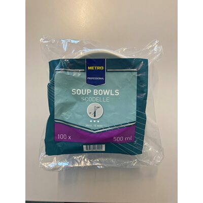 BOLURI SUPA 500 ML METRO PROFESSIONAL x 100 BUC