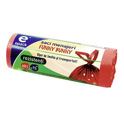 SACI MENAJERI EPACK FUNNY BUNNY 60L