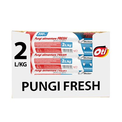 PUNGI ALIMENTARE 2L OTI 28 X 22 CM x 200