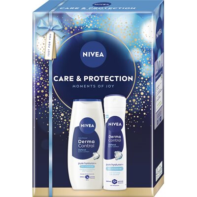 NIVEA Set Cadou Care & Protection Gel de Dus + Deodorant Spray