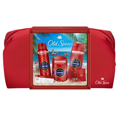 Old Spice Captain Set Cadou Geanta & Deodorant Stick & Spray & Gel Dus