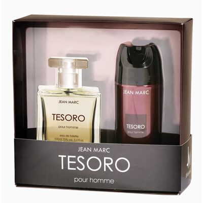 JEAN MARC Tesoro Set Cadou Apa de Toaleta + Deodorant Spray