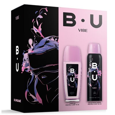 B.U. VIBE Set Cadou Parfum Corp & Deodorant Spray