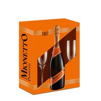 MIONETTO Prosecco Pachet cu 2 Pahare SGR 0,75 L