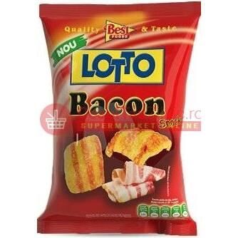 SNACKS LOTTO BACON 80G(24)