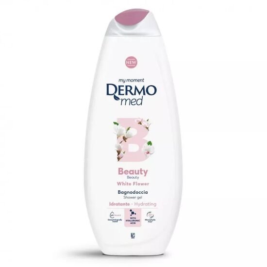DERMOMED GEL DE DUS FLORI ALBE 750ML(12)