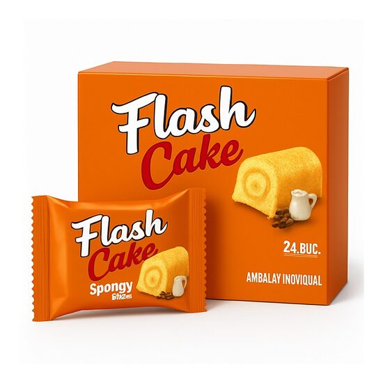 PRAJITURA FLASH SPONGE  LAPTE SI MIERE 35G (24)
