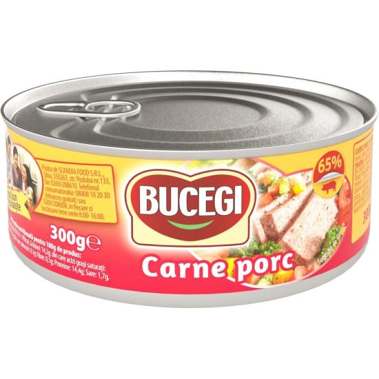 BUCEGI CARNE DE PORC 65% 300G(6)