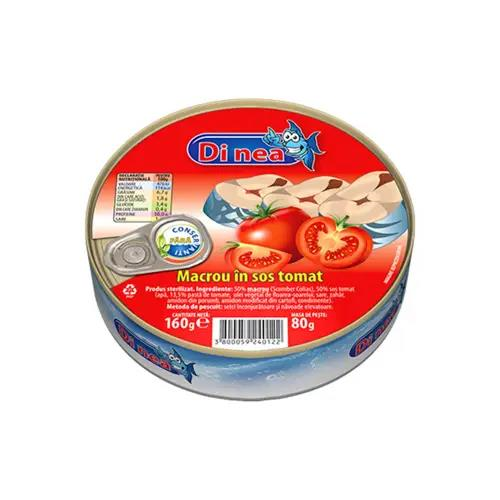 DINEA HERING IN SOS TOMAT 160G(30)