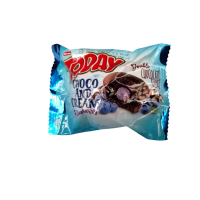 PRAJITURA TODAY DOUBLE CHOCO &CREMA BLUEBERRY 45G(24)