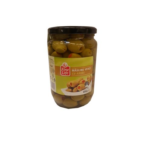 MASLINE VERZI CU ARDEI FINELIFE 420G